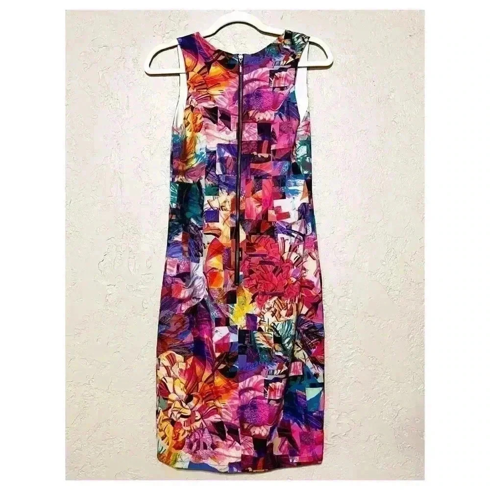Naven Abstract Print Dress  - Picture 2 of 5